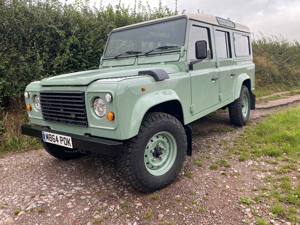 Green land rover defender deals