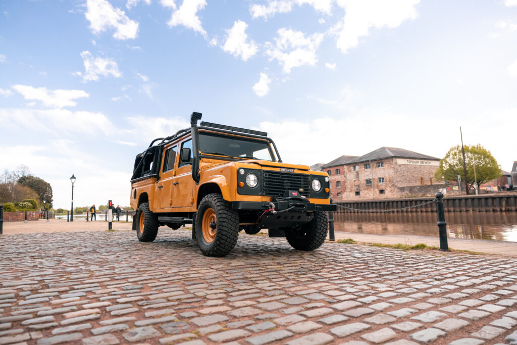 Defender 130 Sandglow Yellow | Rugged Classic 4x4 USA